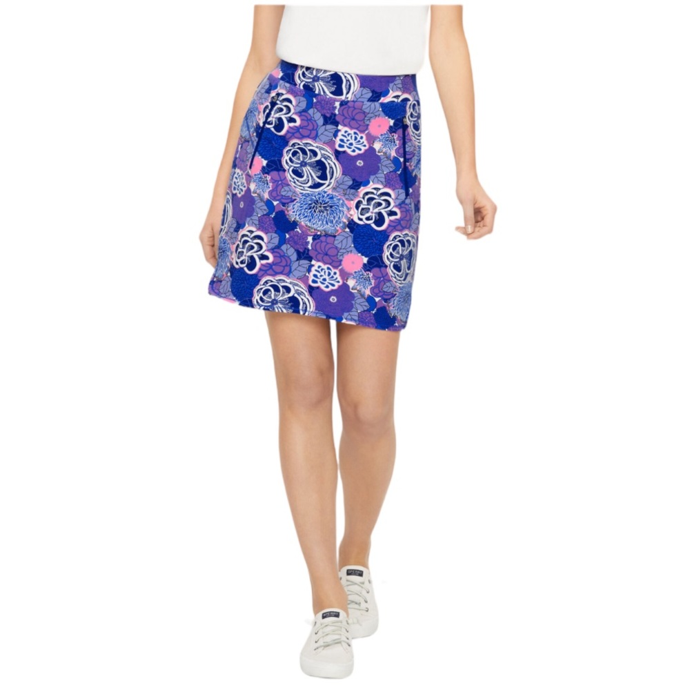 T by Talbots EverydayStretch Skort Spring Blossoms Size XLP